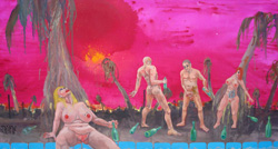 Felix Weber Sundown on Reality oil and acrylic on canvas 2008_9 1219_185x100